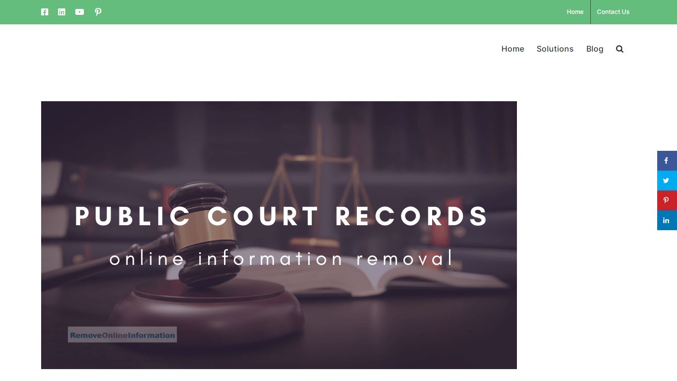How to Remove Public Court Case Records - Remove Online Information